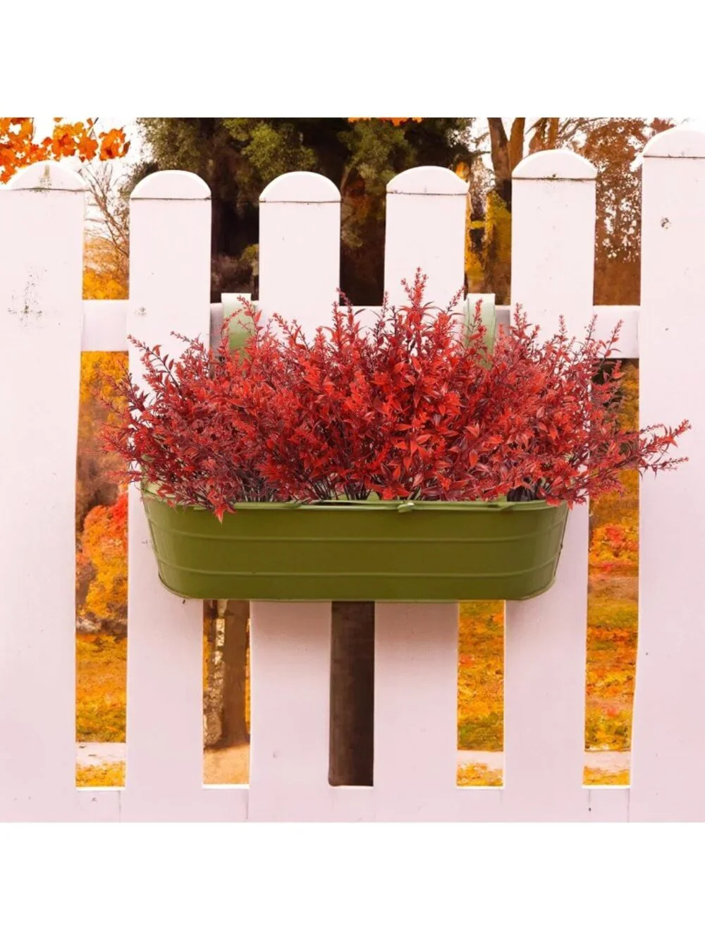 36Pcs Artificial Fall Lavender & Burgundy Flowers - Gothic Home Decor